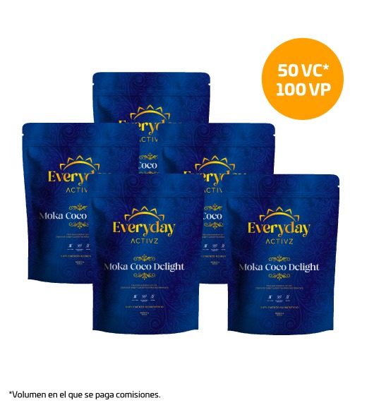 5 BOLSAS DE CAFE MOKA COCO DELIGHT