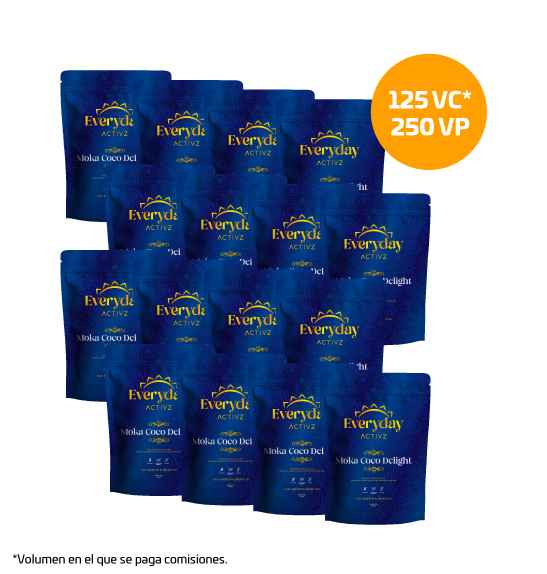 16 BOLSAS DE CAFE MOKA COCO DELIGHT